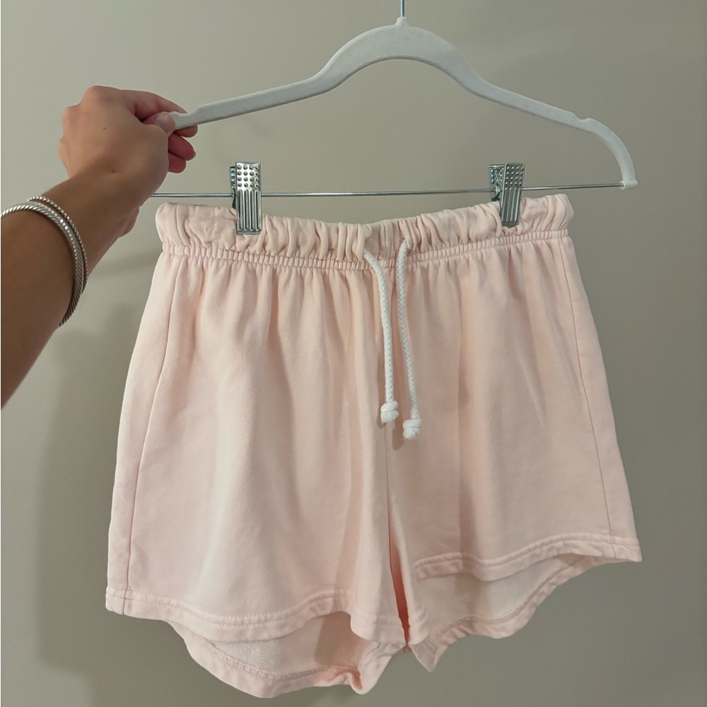 perfectwhitetee Women’s Layla Sweatshort Peaches and Cream S